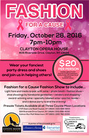 FASHION FOR A CAUSE